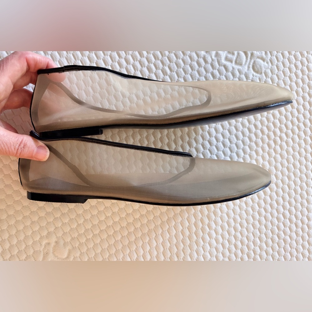Clear Mesh & Black Trim Flats- Like KHAITE! - Picture 11 of 14